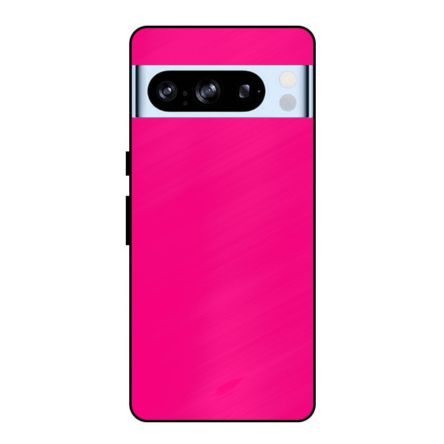 Hot Pink Metal Back Case for Google Pixel 8 Pro