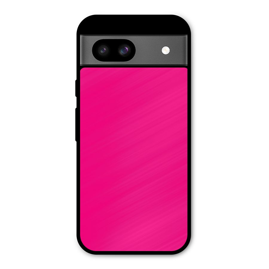 Hot Pink Metal Back Case for Google Pixel 8a