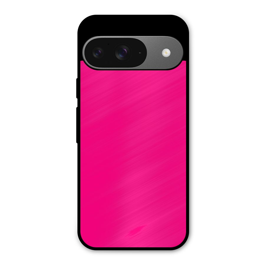 Hot Pink Metal Back Case for Google Pixel 9