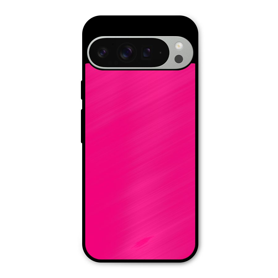 Hot Pink Metal Back Case for Google Pixel 9 Pro XL