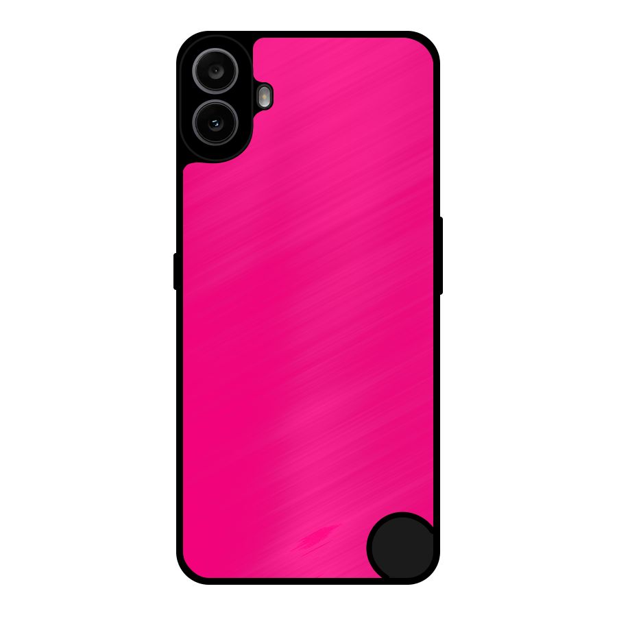 Hot Pink Metal Back Case for Nothing CMF Phone 1