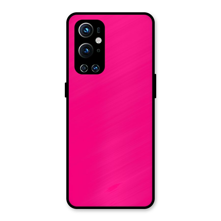 Hot Pink Metal Back Case for OnePlus 9 Pro