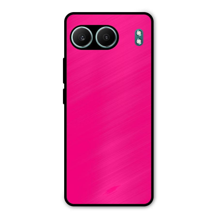 Hot Pink Metal Back Case for OnePlus Nord 4