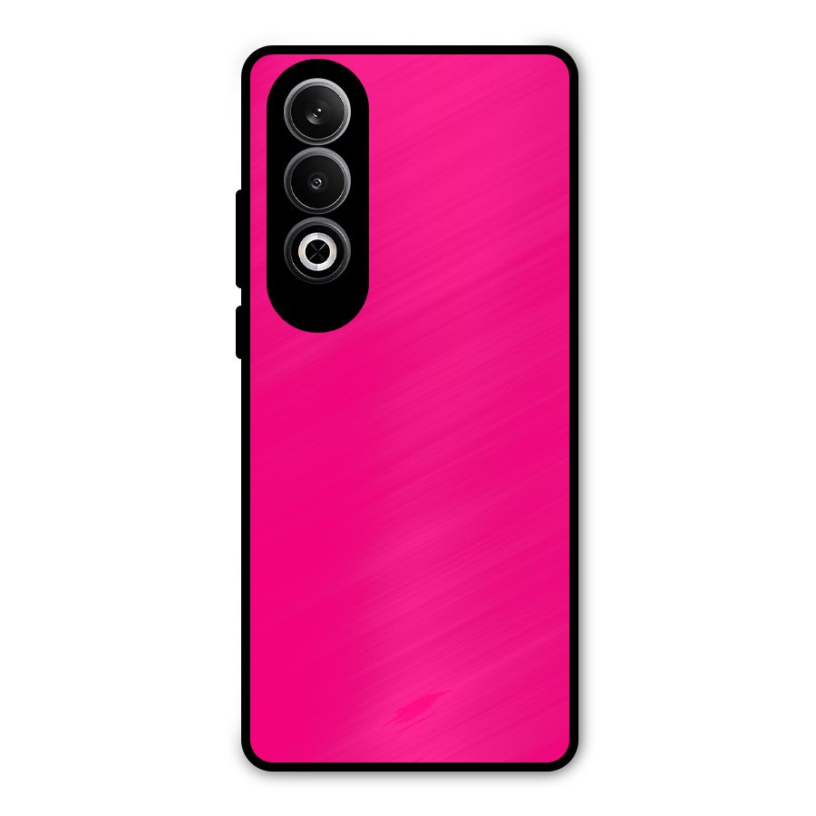 Hot Pink Metal Back Case for OnePlus Nord CE4