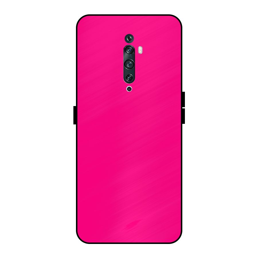 Hot Pink Metal Back Case for Oppo Reno2 Z