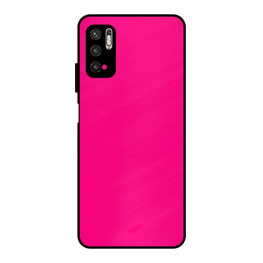 Hot Pink Metal Back Case for Poco M3 Pro 5G