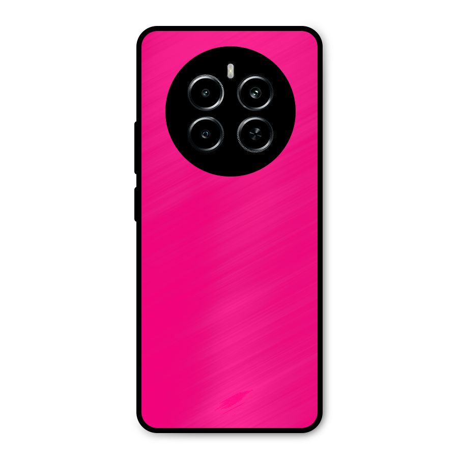 Hot Pink Metal Back Case for Realme P1