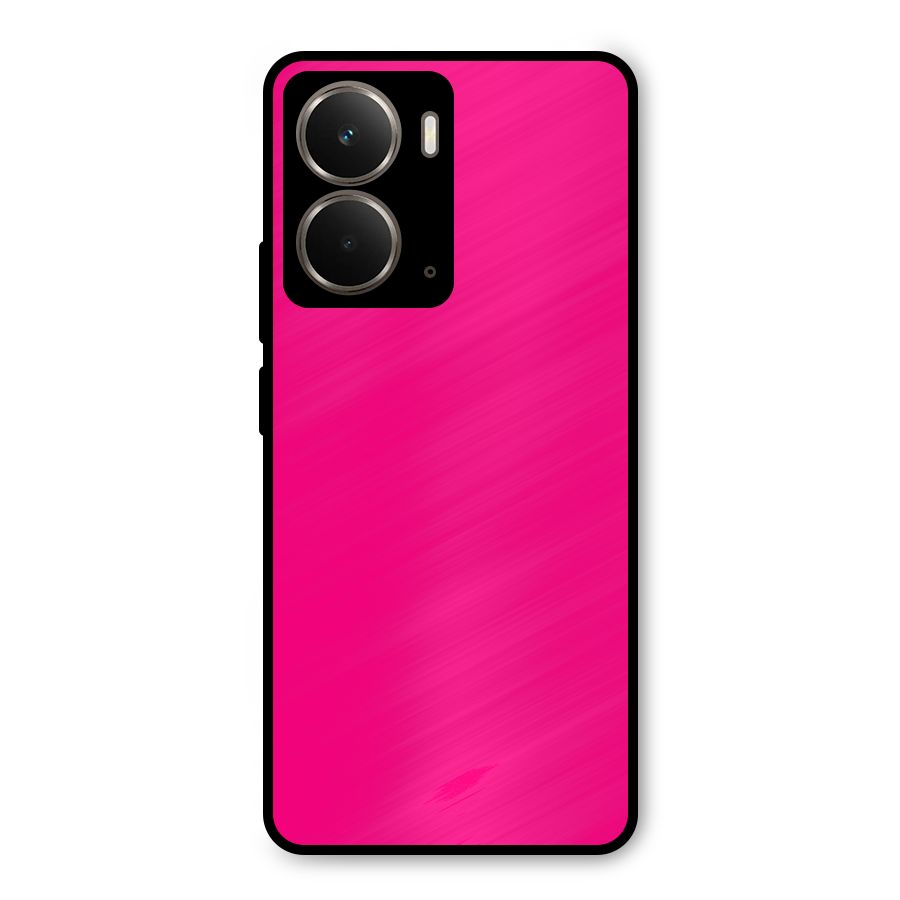 Hot Pink Metal Back Case for Realme P3