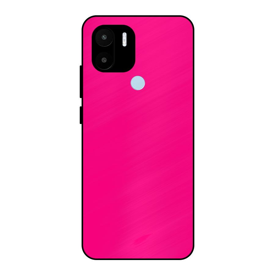 Hot Pink Metal Back Case for Redmi A1+