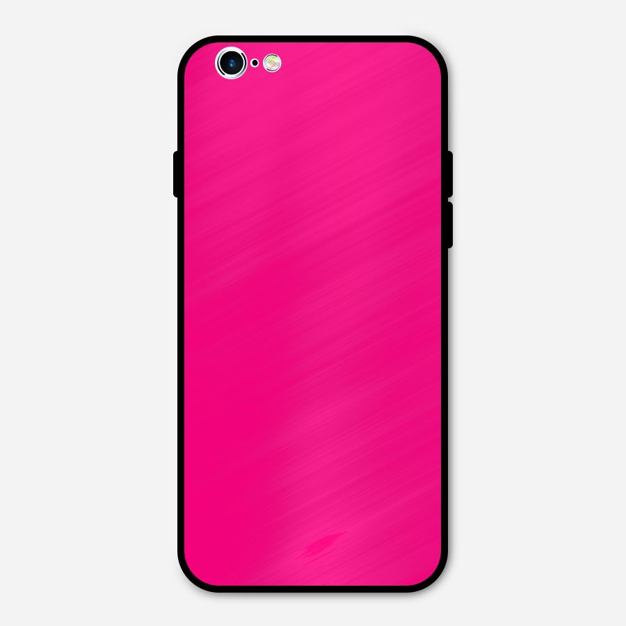 Hot Pink Metal Back Case for iPhone 6 6s