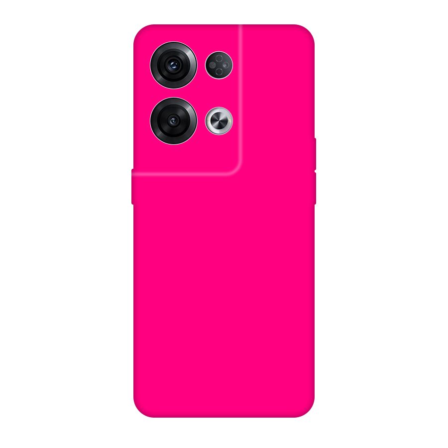Hot Pink Original Polycarbonate Back Case for Oppo Reno8 Pro 5G
