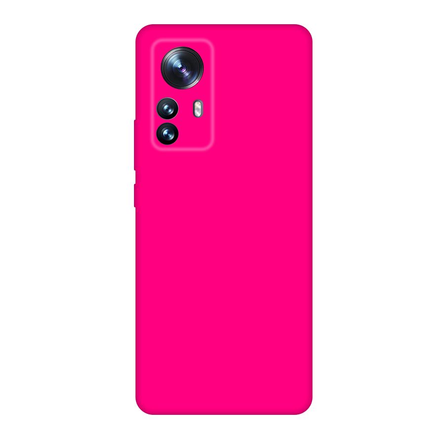 Hot Pink Original Polycarbonate Back Case for Xiaomi 12 Pro