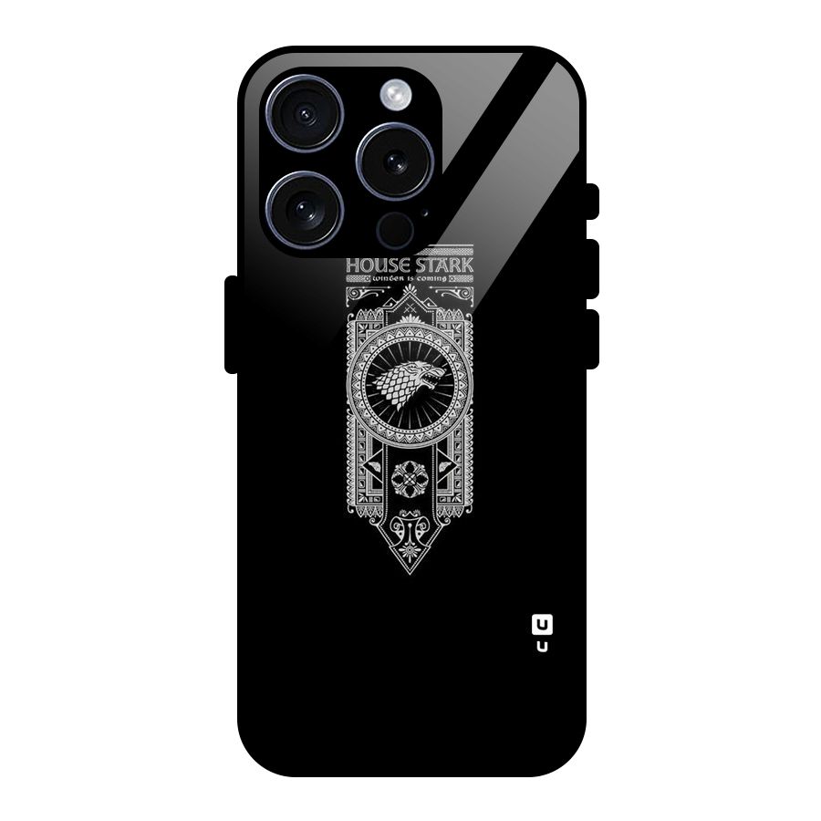 House Banner Glass Back Case for iPhone 15 Pro