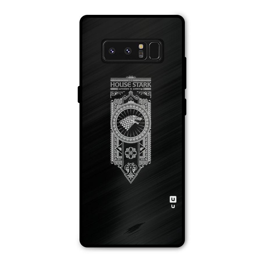 House Banner Metal Back Case for Galaxy Note 8