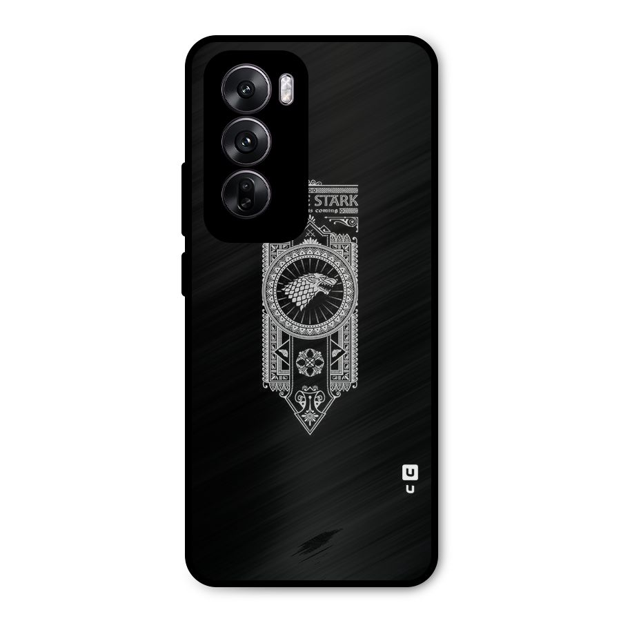 House Banner Metal Back Case for Oppo Reno12