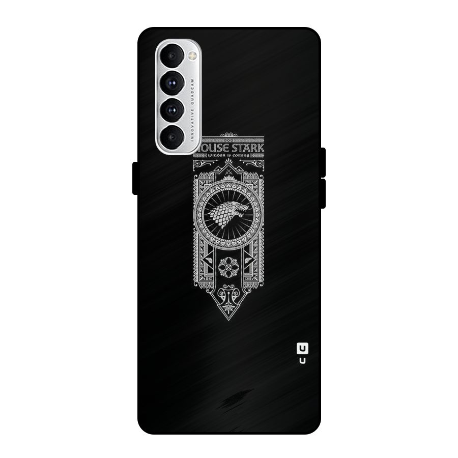 House Banner Metal Back Case for Oppo Reno4 Pro