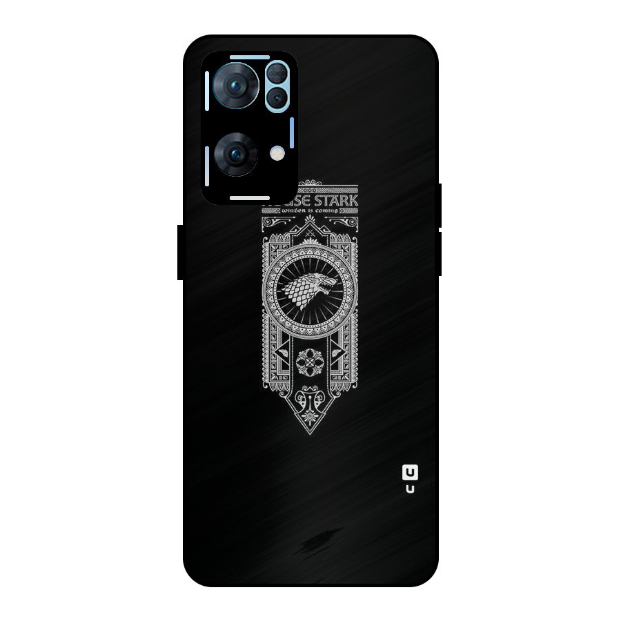 House Banner Metal Back Case for Oppo Reno7 Pro 5G