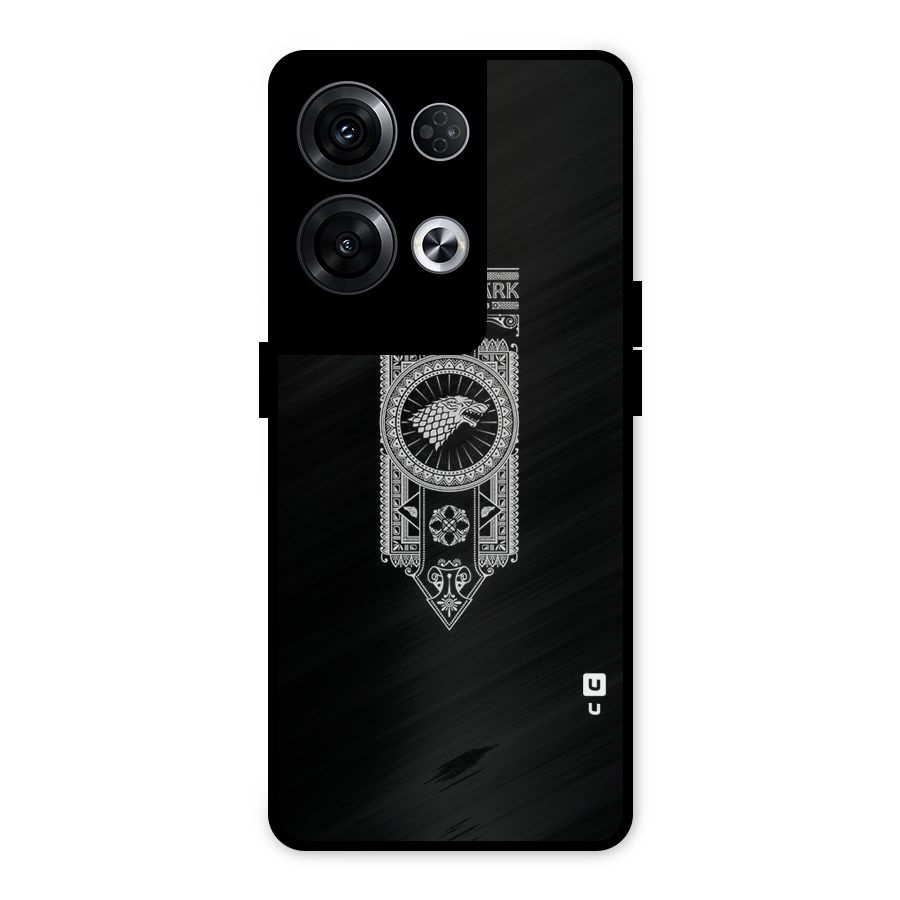 House Banner Metal Back Case for Oppo Reno8 Pro 5G