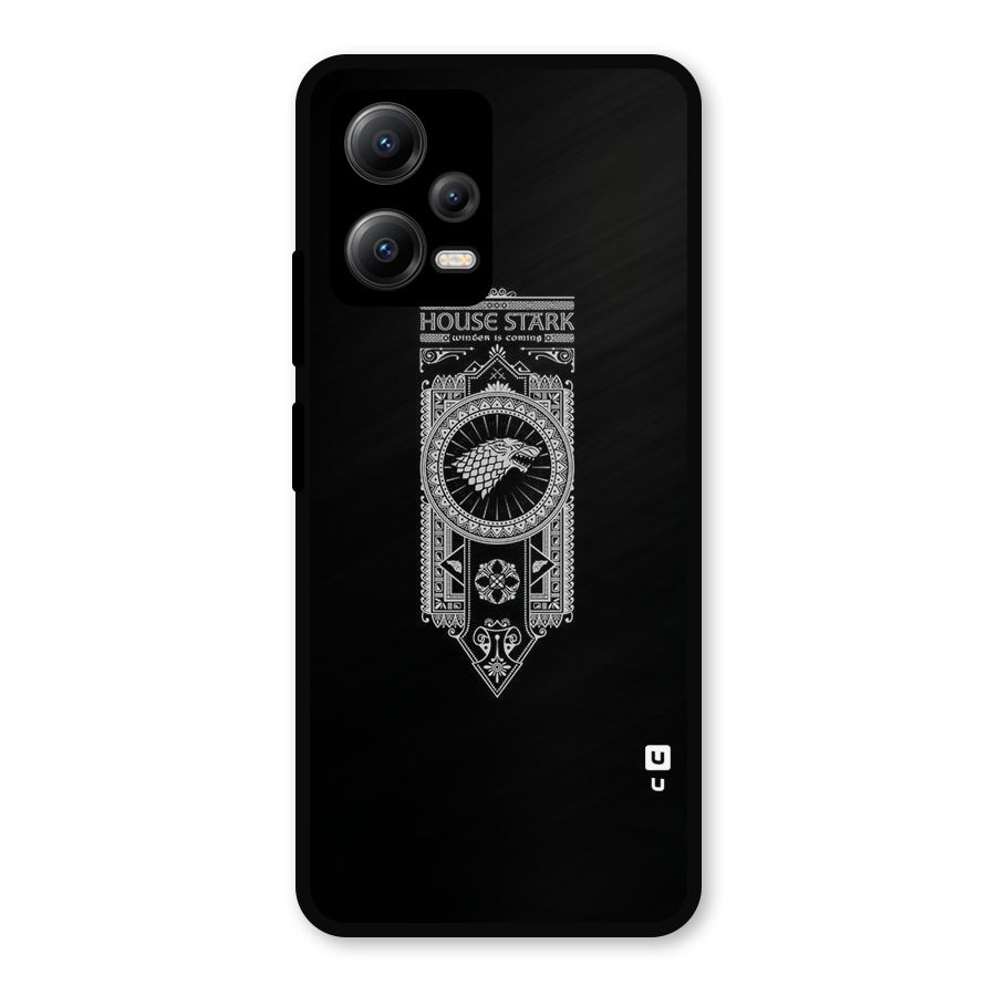 House Banner Metal Back Case for Redmi Note 12 5G