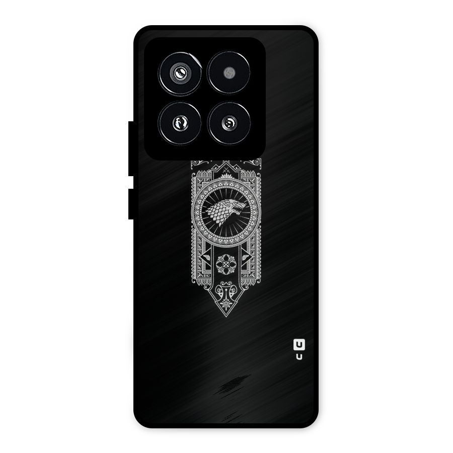 House Banner Metal Back Case for Xiaomi 14 Pro
