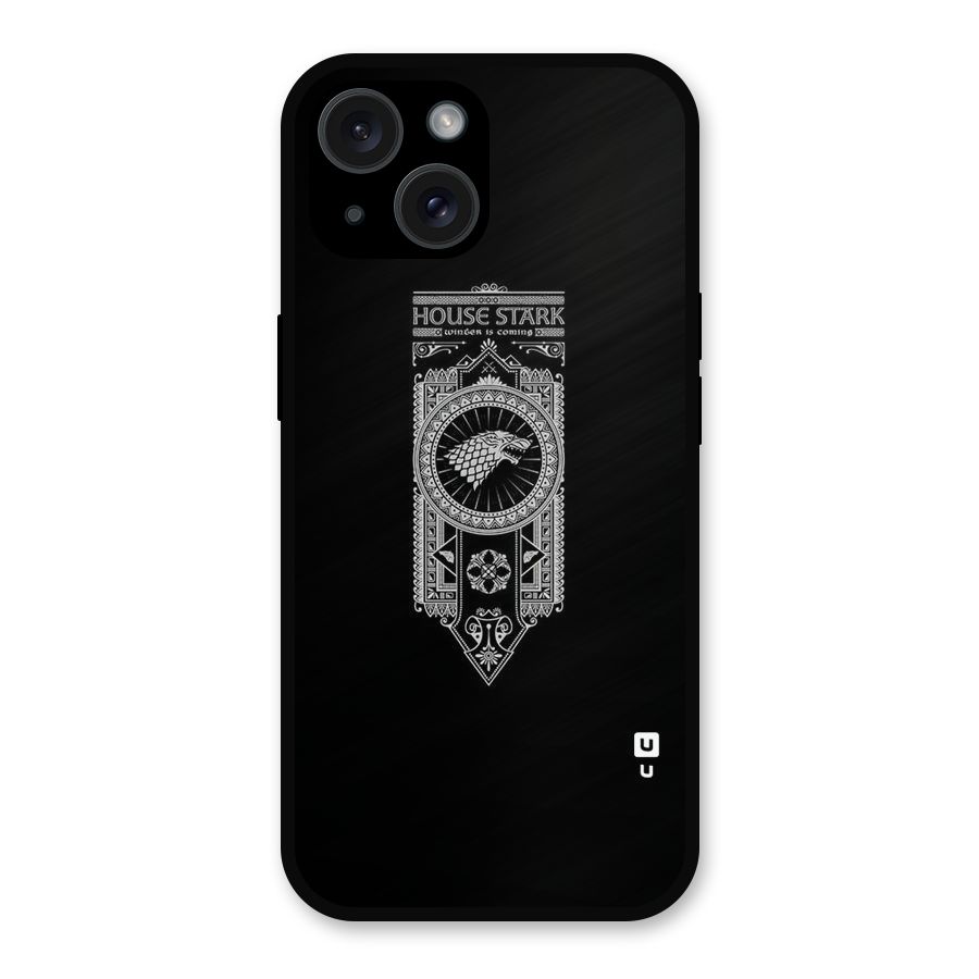 House Banner Metal Back Case for iPhone 15