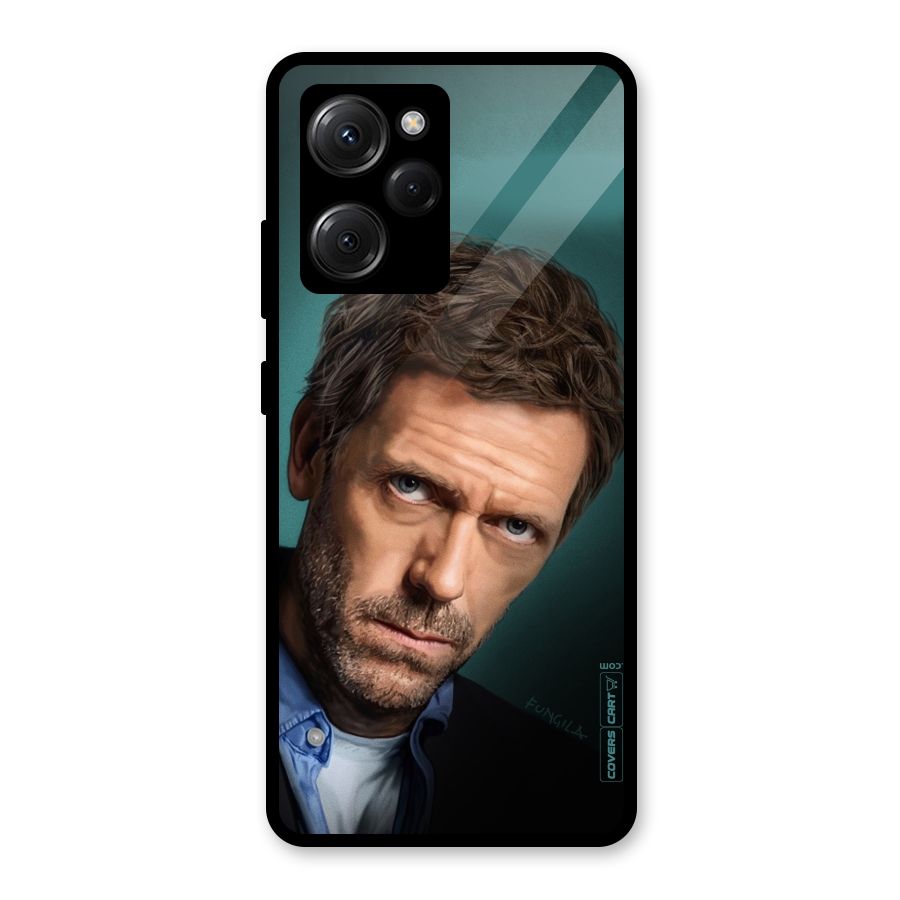 House MD Glass Back Case for Poco X5 Pro