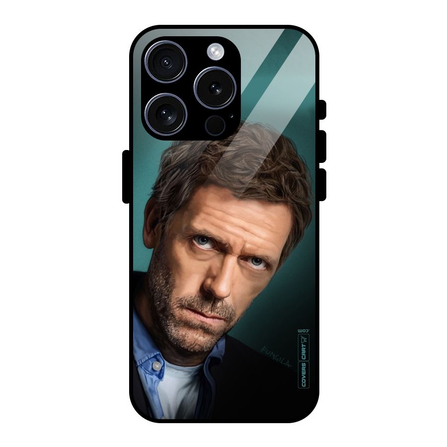 House MD Glass Back Case for iPhone 15 Pro