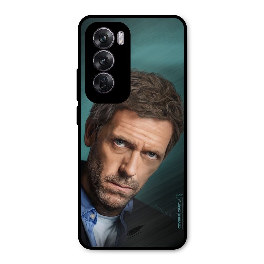 House MD Metal Back Case for Oppo Reno12 Pro