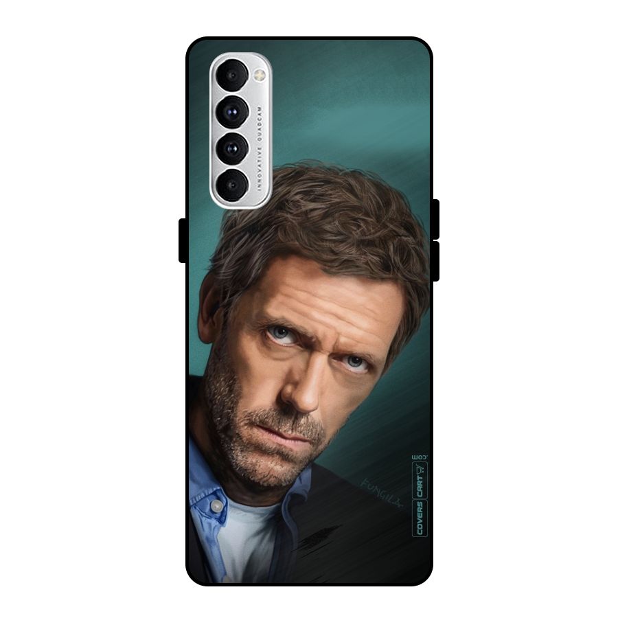House MD Metal Back Case for Oppo Reno4 Pro