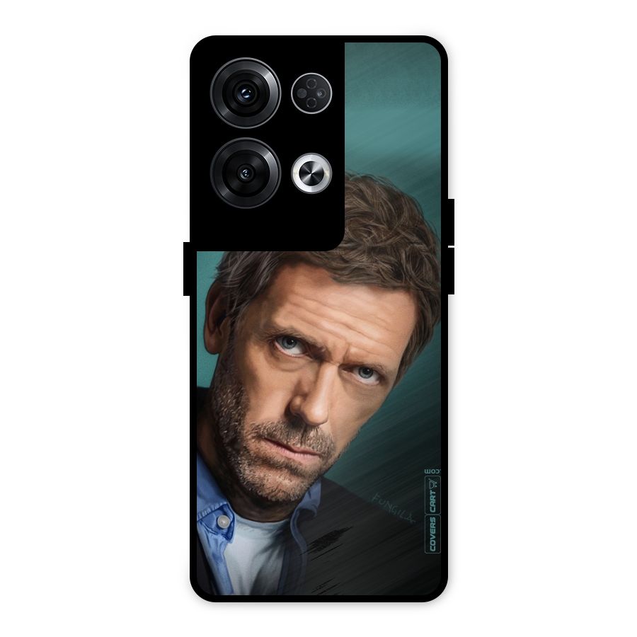 House MD Metal Back Case for Oppo Reno8 Pro 5G