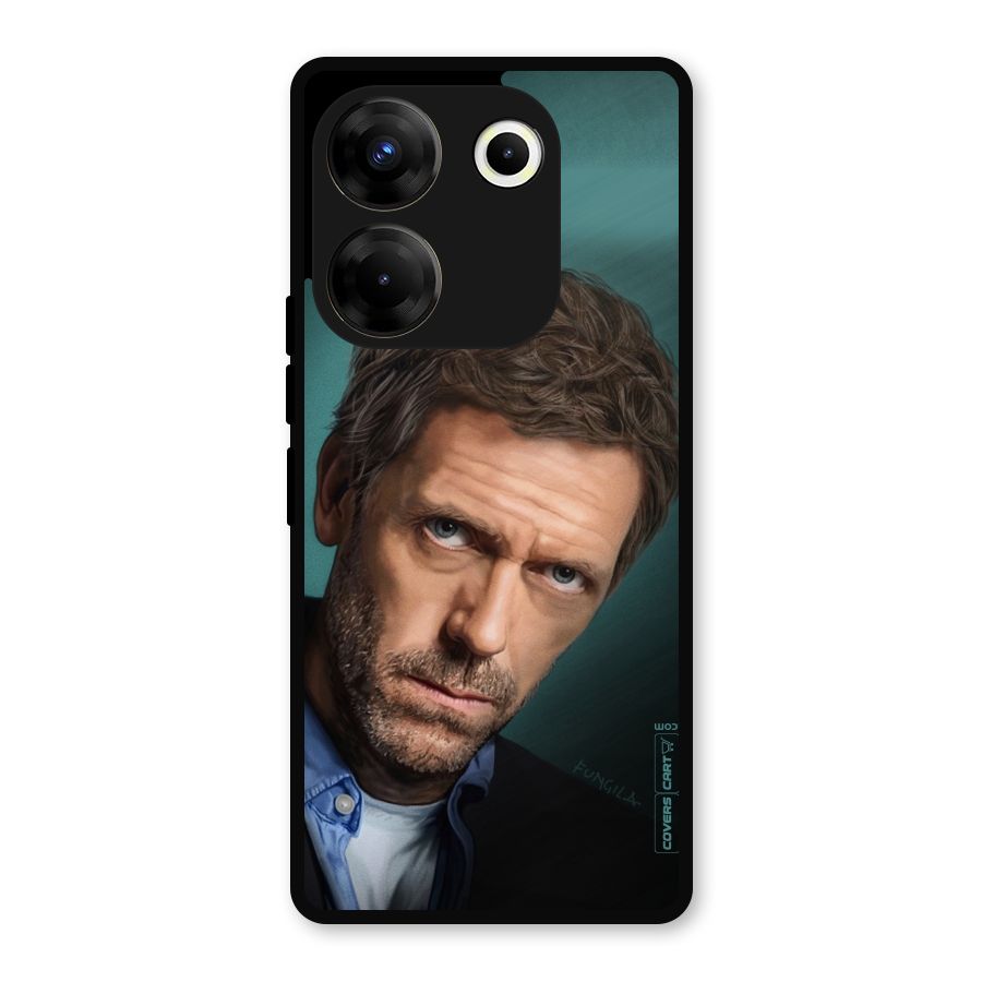 House MD Metal Back Case for Tecno Camon 20 Pro