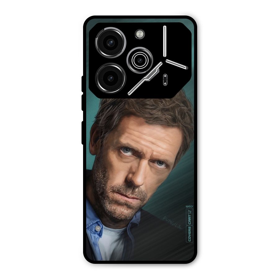 House MD Metal Back Case for Tecno Pova 6 Pro