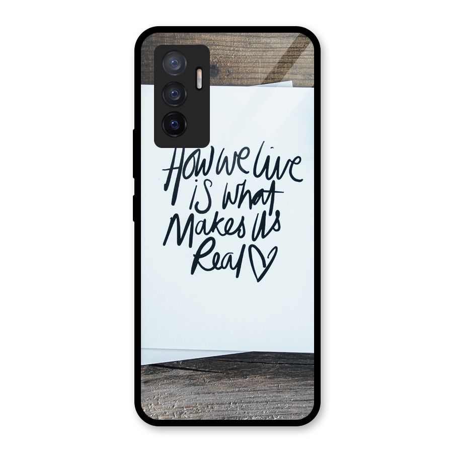 How We Live Glass Back Case for Vivo V23e