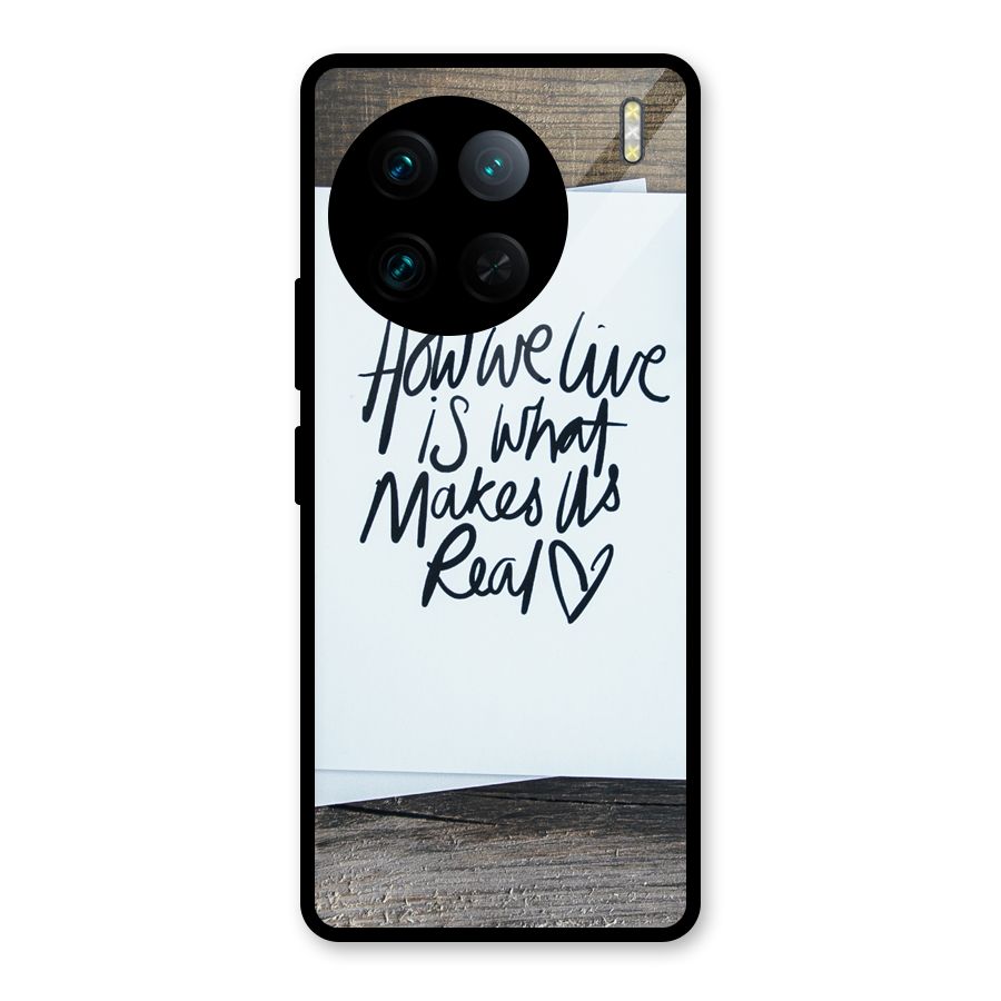 How We Live Glass Back Case for Vivo X90 Pro