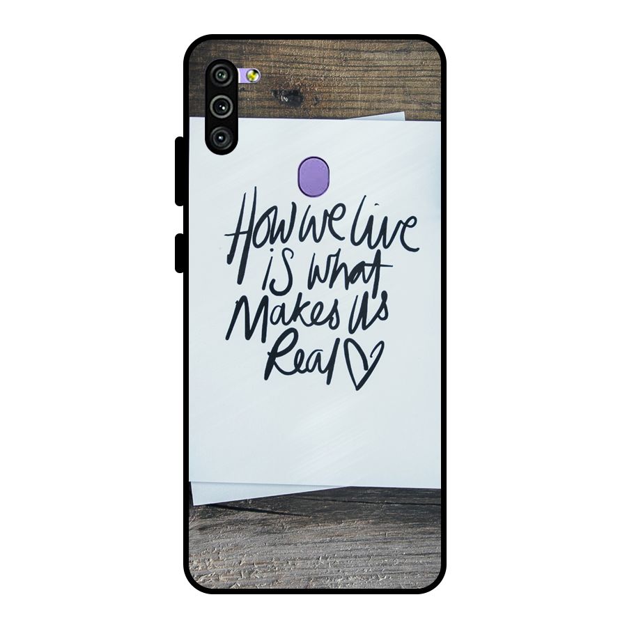 How We Live Metal Back Case for Galaxy M11