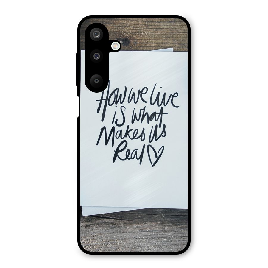 How We Live Metal Back Case for Galaxy M16