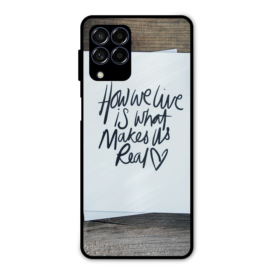 How We Live Metal Back Case for Galaxy M53 5G