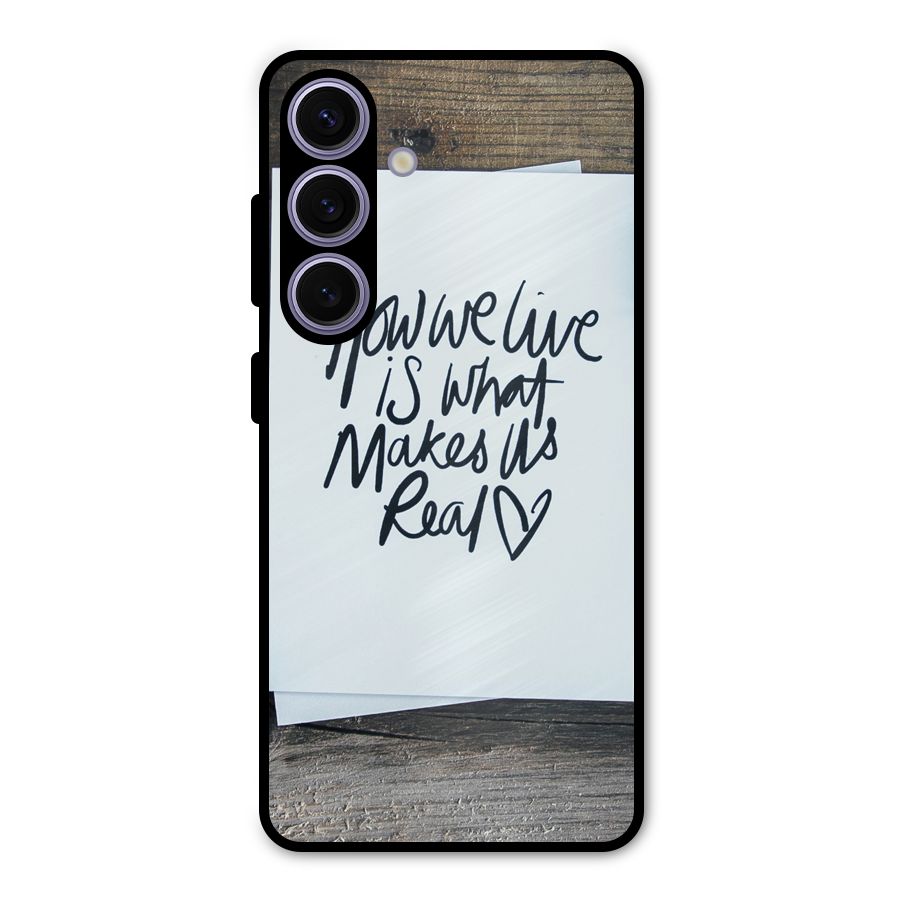 How We Live Metal Back Case for Galaxy S24