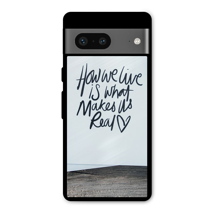 How We Live Metal Back Case for Google Pixel 7