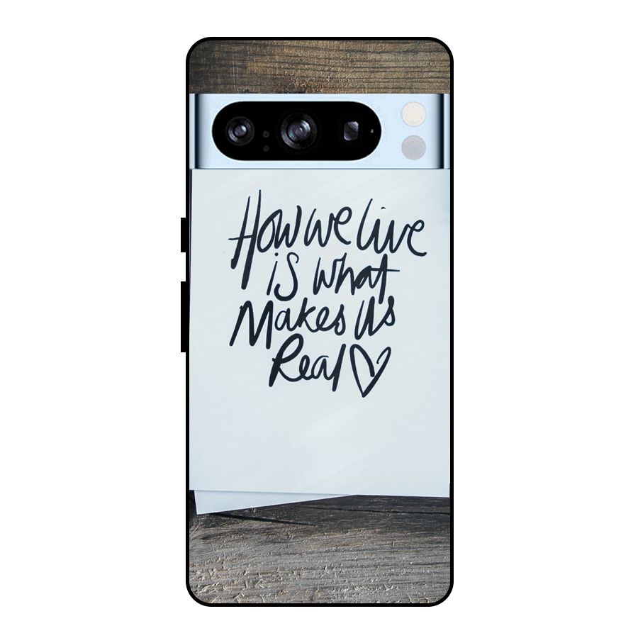 How We Live Metal Back Case for Google Pixel 8 Pro