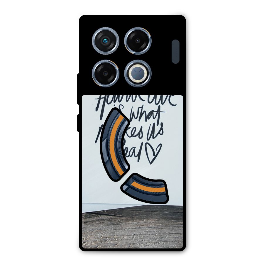 How We Live Metal Back Case for Infinix GT 20 Pro