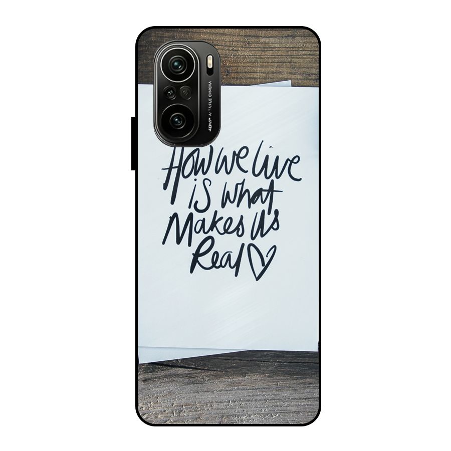 How We Live Metal Back Case for Mi 11X Pro