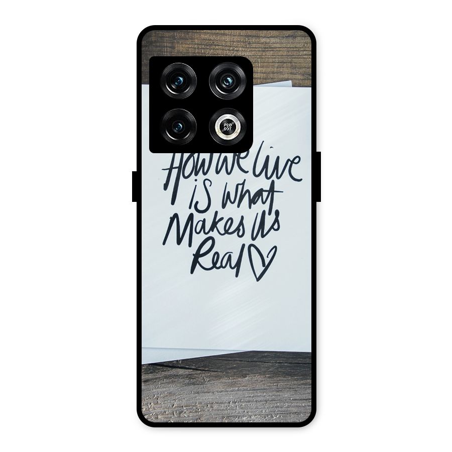 How We Live Metal Back Case for OnePlus 10 Pro 5G