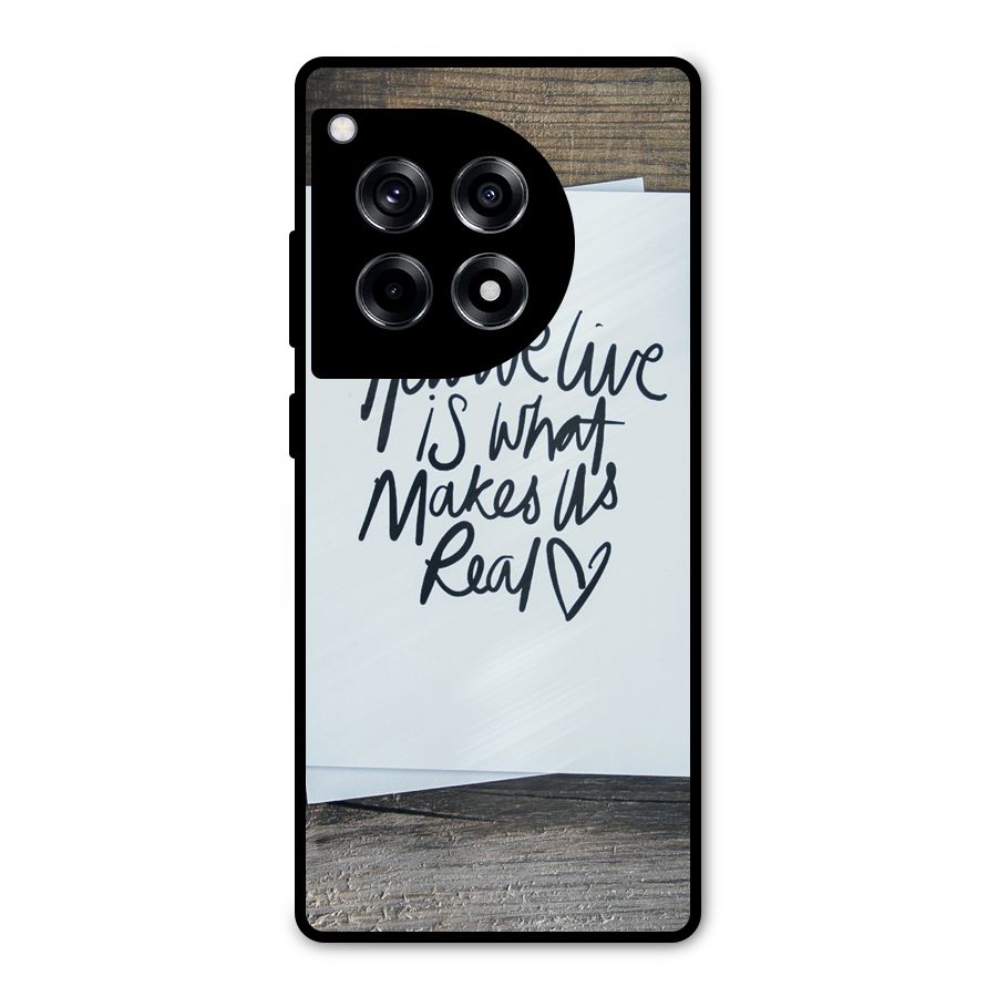 How We Live Metal Back Case for OnePlus 12R