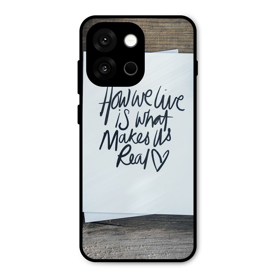How We Live Metal Back Case for OnePlus 13s