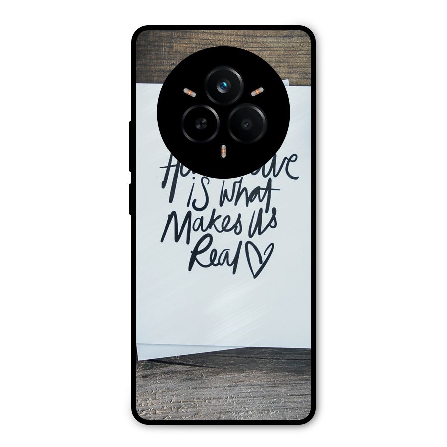 How We Live Metal Back Case for Realme 14 Pro