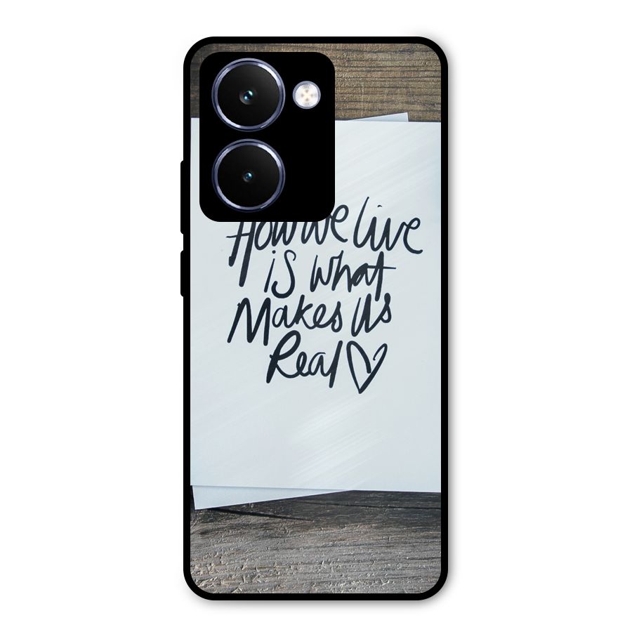 How We Live Metal Back Case for Realme P3 Ultra