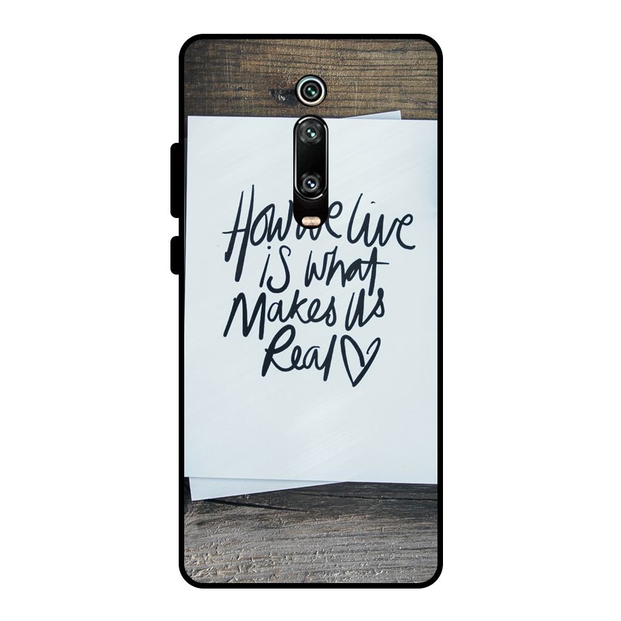 How We Live Metal Back Case for Redmi K20