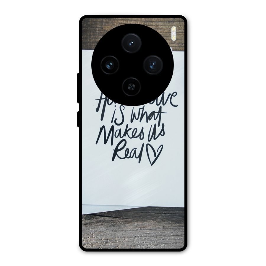 How We Live Metal Back Case for Vivo X100