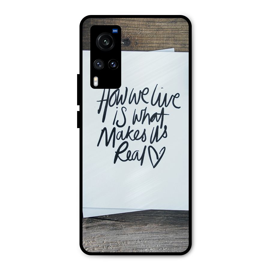 How We Live Metal Back Case for Vivo X60